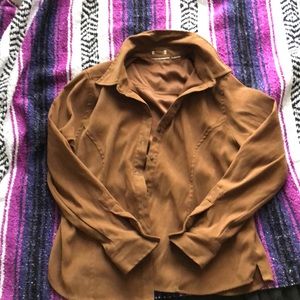 light brown suede jacket